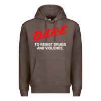 Coffee d a r e anti drugs Premium Hoodie - DesigneFamous