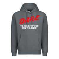 Rock d a r e anti drugs Premium Hoodie - DesigneFamous