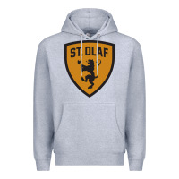 Heather Grey St. Olaf college Premium Hoodie - DesigneFamous