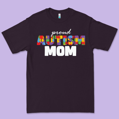 Lil Autism Mom Premium Tee Designed By Cowhidedigitalart