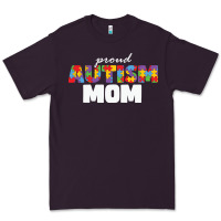 Plum LIL Autism Mom Premium Tee - CowhideDigitalArt
