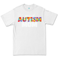 White LIL Autism Mom Premium Tee - CowhideDigitalArt