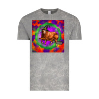 Cloud Rock halloween red angus bull Vintage Tee - LillyAllenDesigns