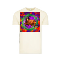 Vintage Arctic halloween red angus bull Vintage Tee - LillyAllenDesigns