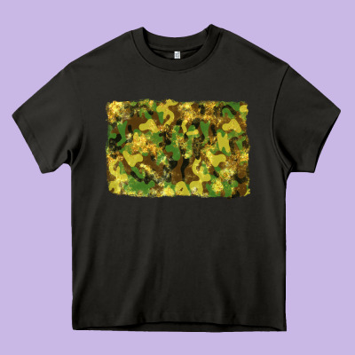 Camouflage Glitter Background Heavy Core Tee Designed By Ranaportraitstore