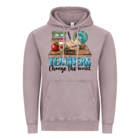 Vintage Zinc teachers change the world Vintage Hoodie - BarkalooDesign