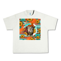 Pistachio Hereford Bull Urban Heavy Tee - LillyAllenDesigns