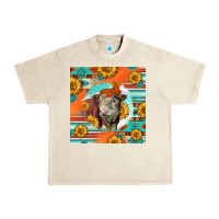 Sandshell Hereford Bull Urban Heavy Tee - LillyAllenDesigns