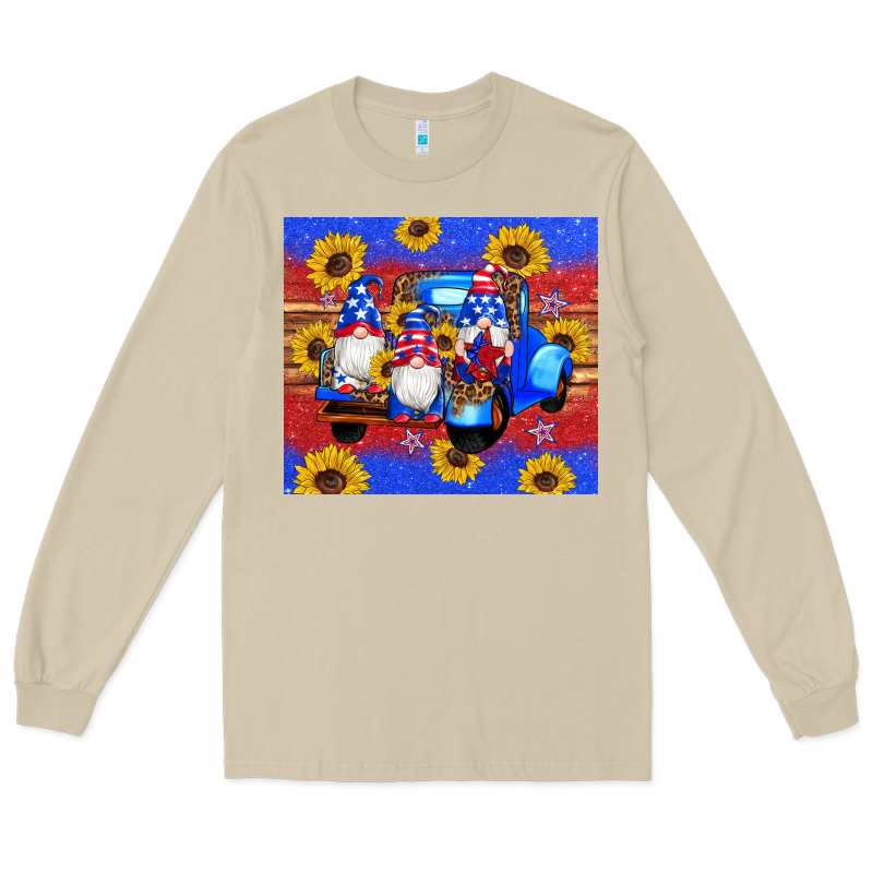 American Flag Gnomes Truck Sunflowers Star Leopard Glitter Long Sleeve Tee by Artiststas | Teevron