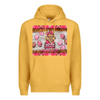 Mustard easter pink camouflage egg hunter  bunny Premium Hoodie - BarkalooDesign