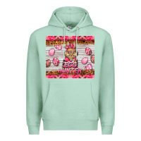 Seafoam easter pink camouflage egg hunter  bunny Premium Hoodie - BarkalooDesign