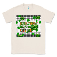 Natural Irish today but please kiss me st. patricks day Classic Tee - FaDigitalArtStudio