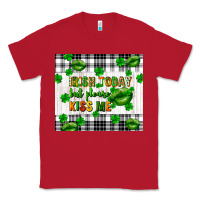 Red Irish today but please kiss me st. patricks day Classic Tee - FaDigitalArtStudio