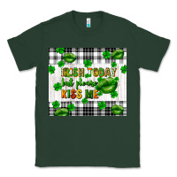 Sports Green Irish today but please kiss me st. patricks day Classic Tee - FaDigitalArtStudio
