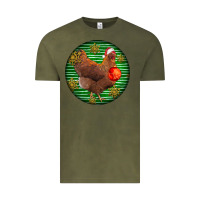 Vintage Olive new hampshire red chicken christmas Vintage Tee - LillyAllenDesigns