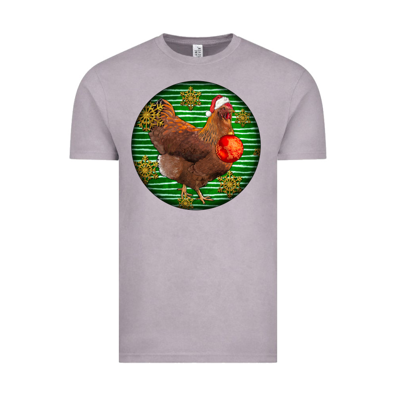 New Hampshire Red Chicken Christmas Vintage Tee by LillyAllenDesigns | Teevron