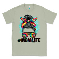 Matcha tie dye momlife messy bun Classic Tee - BarkalooDesign