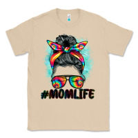 Mushroom tie dye momlife messy bun Classic Tee - BarkalooDesign