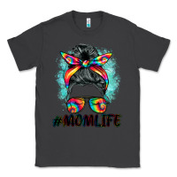 Smoke tie dye momlife messy bun Classic Tee - BarkalooDesign
