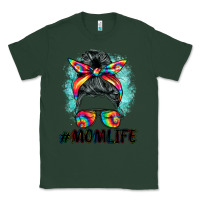 Sports Green tie dye momlife messy bun Classic Tee - BarkalooDesign