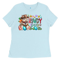 Baby Blue howdy peeps Ladies Tee - RacoonDesign