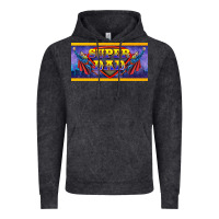 Vintage Black super dad Vintage Hoodie - BarkalooDesign