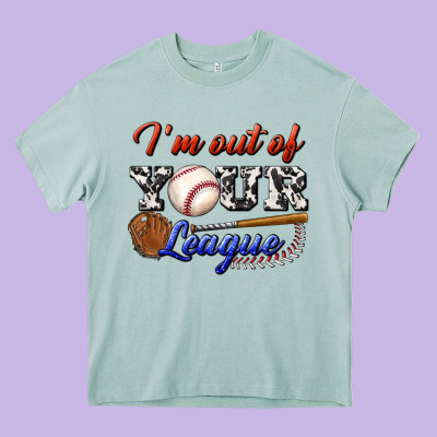 I' M Out Of Your League Heavy Core Tee Designed By Bundleandbundleshop