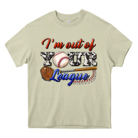 Mossy i' m out of your league Heavy Core Tee - BundleAndBundleShop