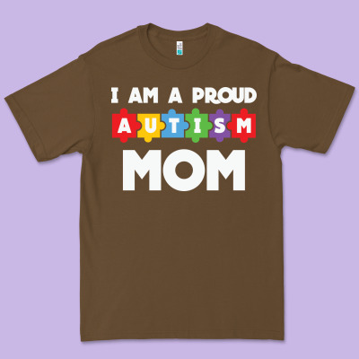 Lil Autism Mom Premium Tee Designed By Cowhidedigitalart