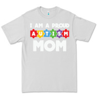 Dove Grey LIL Autism Mom Premium Tee - CowhideDigitalArt