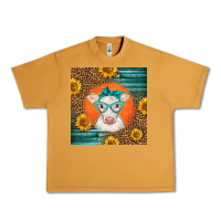 Peanut Butter charolais cow Urban Heavy Tee - LillyAllenDesigns