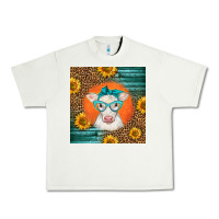Pistachio charolais cow Urban Heavy Tee - LillyAllenDesigns