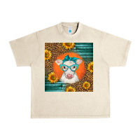 Sandshell charolais cow Urban Heavy Tee - LillyAllenDesigns
