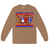 Toasted Coconut american flag gnomes love star leopard glitter Long Sleeve Tee - Artiststas