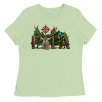 Matcha Western Papa Deer Hunting Ladies Tee - LillyAllenDesigns