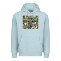Blue Mist grateful cross Premium Hoodie - BarkalooDesign