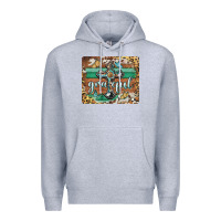 Heather Grey grateful cross Premium Hoodie - BarkalooDesign