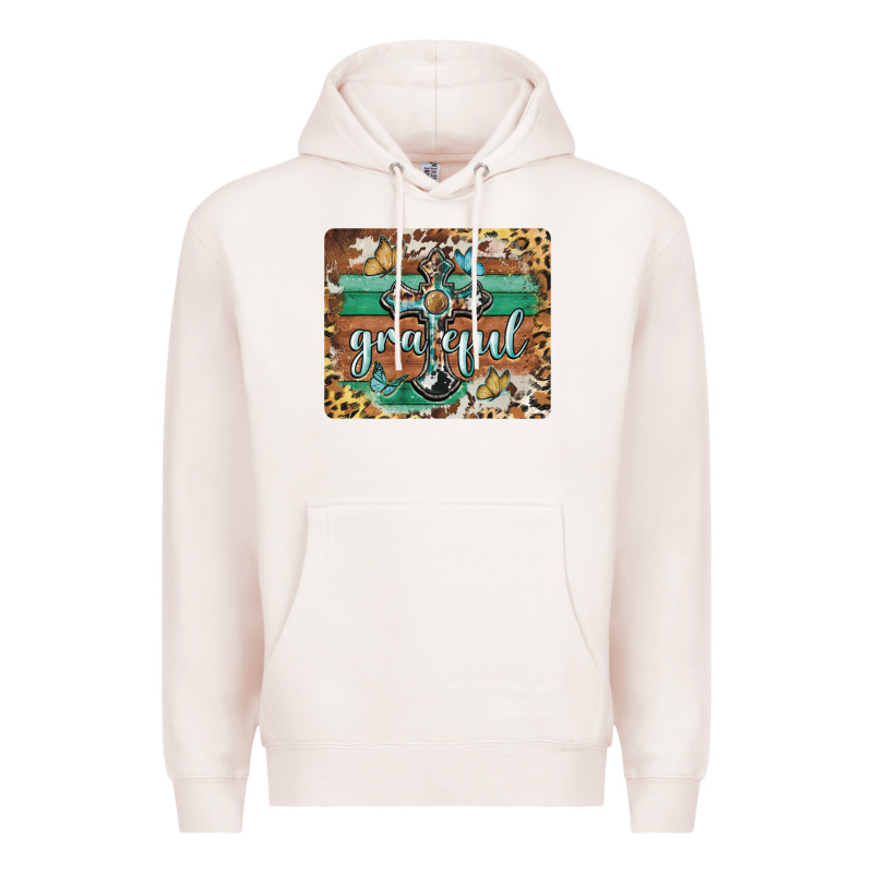 Grateful Cross Premium Hoodie by BarkalooDesign | Teevron