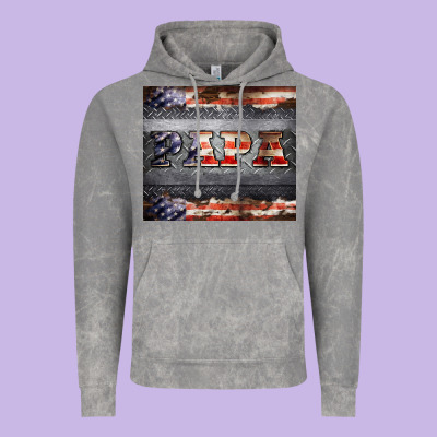 Papa Metal And American Flag Tumbler Vintage Hoodie Designed By Barkaloodesign