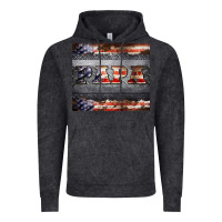 Vintage Black papa metal and american flag tumbler Vintage Hoodie - BarkalooDesign