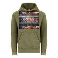 Vintage Olive papa metal and american flag tumbler Vintage Hoodie - BarkalooDesign