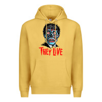 Antique Gold they live Premium Hoodie - DesigneFamous