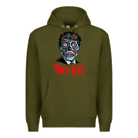Army Green they live Premium Hoodie - DesigneFamous