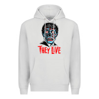 Dove Grey they live Premium Hoodie - DesigneFamous
