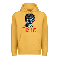 Mustard they live Premium Hoodie - DesigneFamous