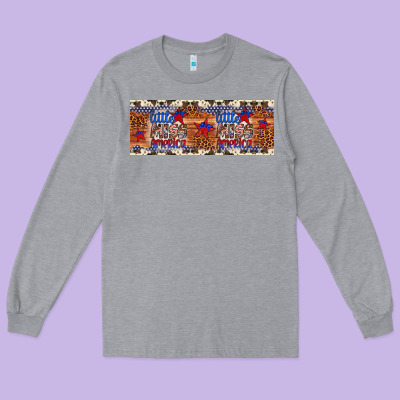 Little Miss America Long Sleeve Tee Designed By Artiststas