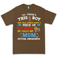 Cacao LIL Autism Mom Premium Tee - CowhideDigitalArt