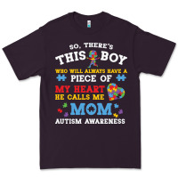 Plum LIL Autism Mom Premium Tee - CowhideDigitalArt