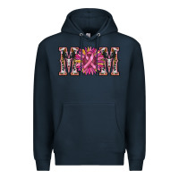 Navy cancer sunflower mom Premium Hoodie - RanaPortraitStore