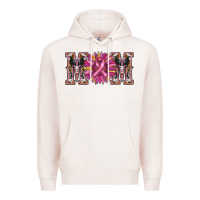 Pale Pink cancer sunflower mom Premium Hoodie - RanaPortraitStore